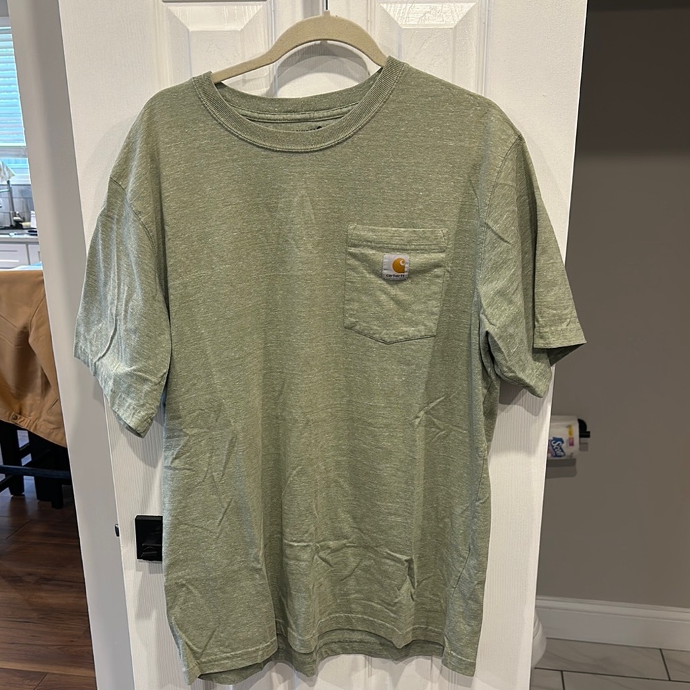 Carhartt Men's Green Pocket T-Shirt